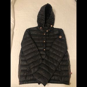 Bernardo Black Hooded Down Jacket